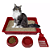 Caixa de Areia Sanitária Para Gatos Kit Completo - Imagem 3