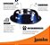 Comedouro Inox Print Grande Azul Jambo - Imagem 4