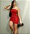 VESTIDO CURTO PAETÊ VERMELHO - Imagem 1