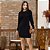 VESTIDO MOLETINHO PRETO - Imagem 2