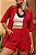CONJUNTO KIMONO VISCOSE VERMELHO - Imagem 2