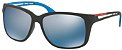 Óculos Prada Solar SPS 03T 1bO2E0 Lente Espelhada Azul - Imagem 1