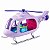 Boneca Polly Pocket Com Helicóptero De Aventura Lila Mattel - Imagem 3