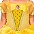 Fantasia Princesas Bela Infantil P - Baby Brink - Imagem 3