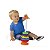 Brinquedo educativo giro magico 8 peças - DISMAT - Imagem 3