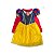 Fantasia Infantil Princesa Branca De Neve Disney Original P - Imagem 1