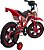 BIKE MOTO CROSS VERMELHA ARO 16 - UNITOYS - Imagem 6