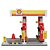 Cada - Blocos De Montar Posto De Gasolina Shell Mini (305 Peças) - Imagem 4