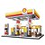Cada - Blocos De Montar Posto De Gasolina Shell Com Iluminação LED (1309 Peças) - Imagem 2