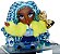 Boneca Rainbow High Sparkle E Shine Fashion Dolls - Marina (Blue) - Imagem 4
