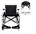 Cadeira de Rodas Alumínio D600 Dellamed 44 cm - Imagem 2