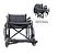 Cadeira de Rodas para Obeso D500 Dellamed - Imagem 3