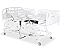 Cama Hospitalar Motorizada Evolution Elevação Steel Grade PEAD Pilati - Imagem 1