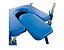 Cadeira para Higienização D60 em Alumínio Dellamed Azul - Imagem 3