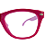 Armação de óculos infantil feminino - Modelo S886 rosa - Imagem 1