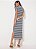 Vestido listras Azul longo Sommer - Imagem 2