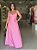 Vestido Longo Jade Rosa - Imagem 1