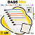 Kit Bags Full Mesh - 125L com 8 Bags + Tela de secagem - Imagem 1
