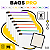 Kit Bags Full Mesh - 75L com 8 Bags + Tela de secagem - Imagem 1