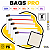 Kit Bags Full Mesh - 75L com 5 Bags + Tela de secagem - Imagem 1