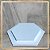 Kit Base Hexagonal Toda Branca - 15 cm - Imagem 1
