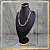 Busto Flecha Base Forrado PRETO - Base Redonda Dourada - Imagem 4