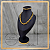 Busto Flecha Base Forrado PRETO - Base Redonda Dourada - Imagem 5
