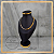 Busto Flecha Base Forrado PRETO - Base Redonda Dourada - Imagem 6