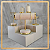 KIT EXPOSITOR PODIO - OFF WHITE - Imagem 2