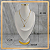 Trio Busto Flecha Base Forrada Offwhite - Base Redonda - Imagem 3