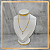 Kit 3 Expositores Busto Lança Offwhite  P M G - Imagem 7