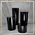 Kit Expositor Cilíndrico 4 Peças - Preto - Imagem 1