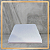 Expositor Base Quadrada Forrada Forrada OffWhite - 25x25 cm - Imagem 1