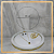 Bandeja Base Redonda com Rebaixo 26 cm Forrado - OFFWHITE - Imagem 2