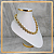 Busto Cora Detalhes Dourado Offwhite - Imagem 2