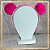Tiara Infantil Solitaria Toda Branca - Imagem 3
