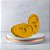 Orelha de Silicone Base Oval Amarela - Imagem 4