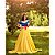 VESTIDO BRANCA DE NEVE COM SAIA SOBREPOSTA - Imagem 2