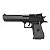 PISTOLA AIRSFOT QGK DESERT EAGLE SPRING 6MM PRETA - Imagem 1