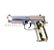 PISTOLA GBB M92 (BERETA) SKULL BLOWBACK PISTOL SILVER / GOLD [WE] - Imagem 4