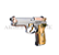 PISTOLA GBB M92 (BERETA) SKULL BLOWBACK PISTOL SILVER / GOLD [WE] - Imagem 2