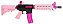 AEG CM16 MOD. 0 UPI EDITION AIRSOFT RIFLE PINK / BLACK [G&G] - Imagem 1