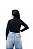 BLUSA FEMININA GOLA ALTA MANGA LONGA COM ABERTURA PARA AMAMENTAÇÃO PRETA - Imagem 5