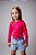 BLUSA DE MANGA LONGA E GOLA REDONDA INFANTIL DE RIBANA 1 AO 12 ANOS - PINK - Imagem 2