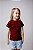CAMISA DE MANGA CURTA E GOLA REDONDA INFANTIL DE RIBANA - UNISSEX 1 AO 12 ANOS - MARSALA - Imagem 2