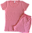 PIJAMA FEMININO COM CAMISA DE MANGA CURTA COM ABERTURA PARA AMAMENTAÇÃO E SHORTS - GOIABA - Imagem 1