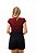 KIT COM 2 CAMISAS DE MANGA CURTA FEMININA COM ABERTURA PARA AMAMENTAÇÃO - MESCLA E MARSALA - Imagem 4