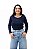 KIT COM 2 BLUSAS FEMININAS DE MANGA LONGA E GOLA REDONDA COM ABERTURA PARA AMAMENTAÇÃO - MARINHO E MARSALA - Imagem 2