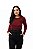 KIT COM 2 BLUSAS FEMININAS DE MANGA LONGA E GOLA REDONDA COM ABERTURA PARA AMAMENTAÇÃO - PRETA E MARSALA - Imagem 2