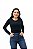 KIT COM 2 BLUSAS FEMININAS DE MANGA LONGA E GOLA REDONDA COM ABERTURA PARA AMAMENTAÇÃO - PRETA E VERDE MILITAR - Imagem 7